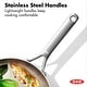 preview thumbnail 5 of 4, OXO Mira 3-Ply Stainless Steel Sauté Pan with Lid, 3.25 Qt