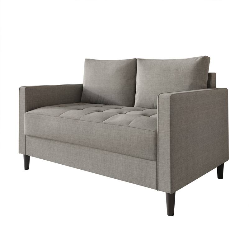 CraftPorch Contemporary Minimalist Linen Upholstered 3-Piece Living Room Set