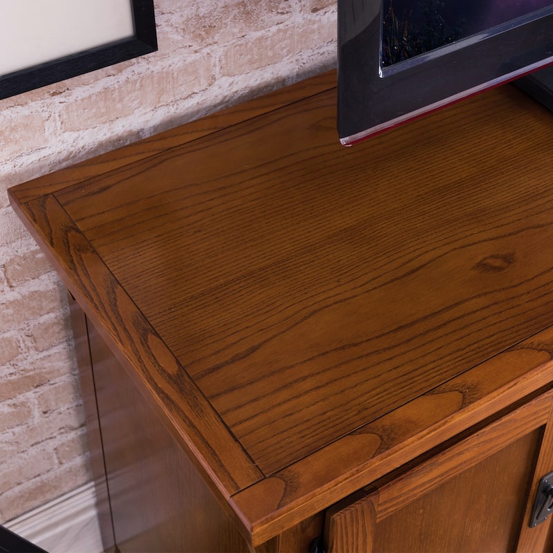 Leick Home Solid Wood Four Door TV Stand