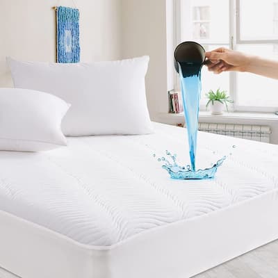 Waterproof Knit Mattress Protector - N/A