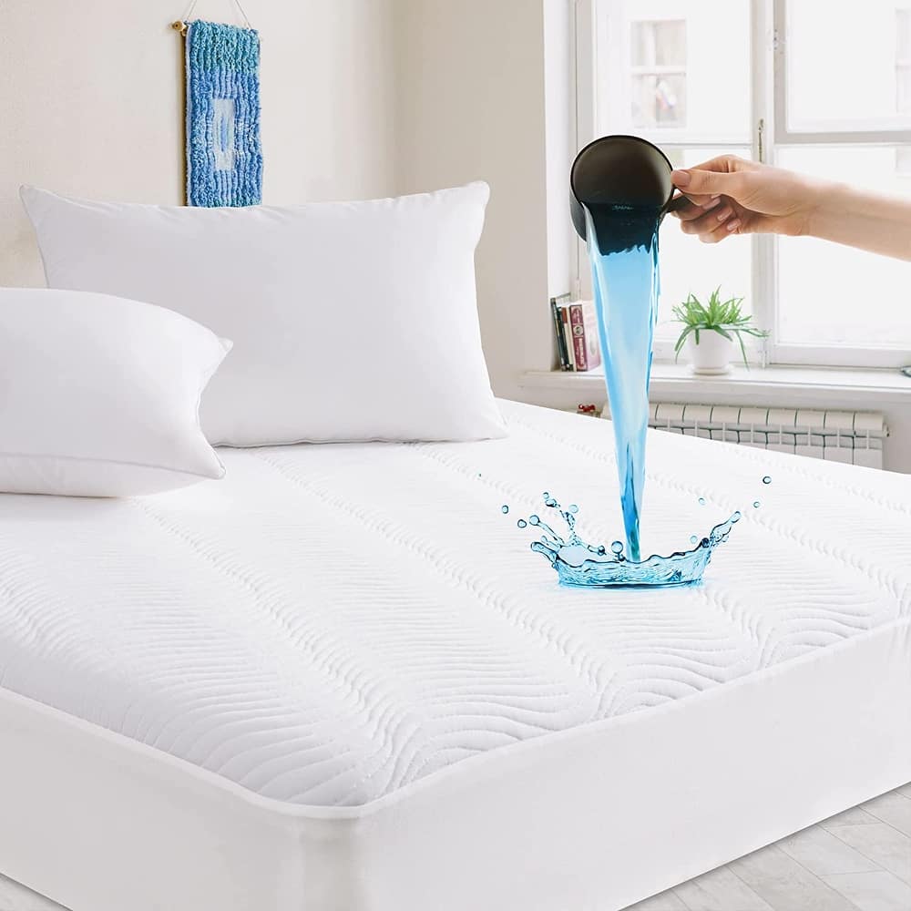 Waterproof Knit Mattress Protector - N/A