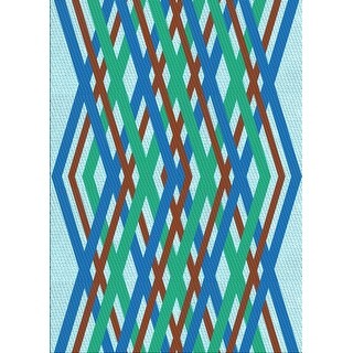 Ahgly Company Machine Washable Transitional Azure Blue Area Rugs - Bed ...