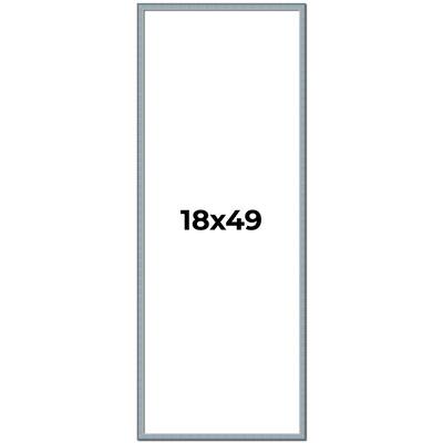 18x49 Frame Rustic Sky Blue Solid Wood Picture Frame | 0.75 Inch