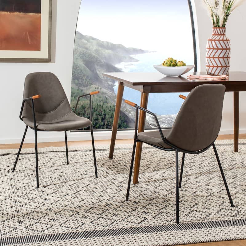 SAFAVIEH Rosalind Midcentury Dining Chair - 21" x 22.5" x 33" - 21Wx23Dx33H