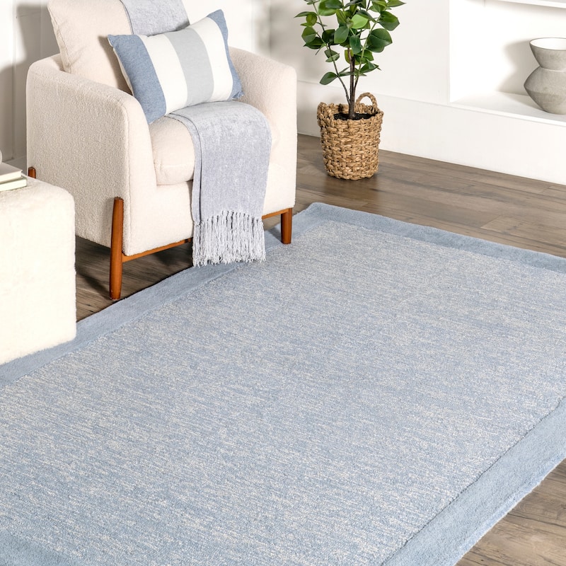 Nuloom Marianne Handmade Wool Border Area Rug