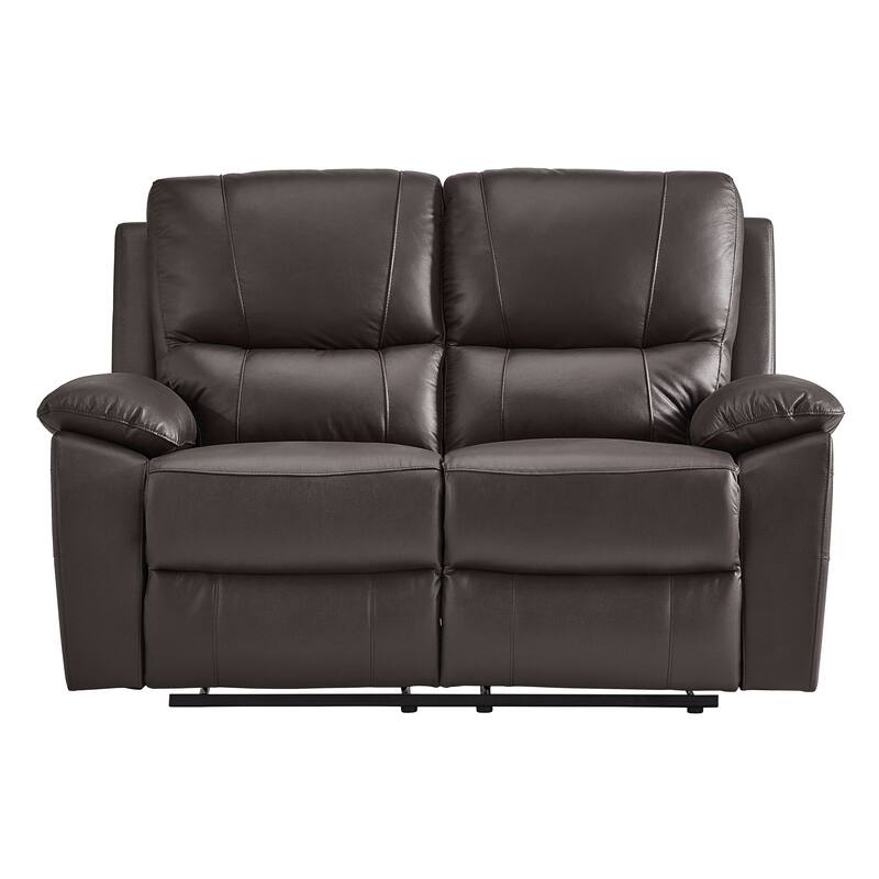 Harrington 3-Piece Faux Leather Manual Reclining Living Room Sofa Set