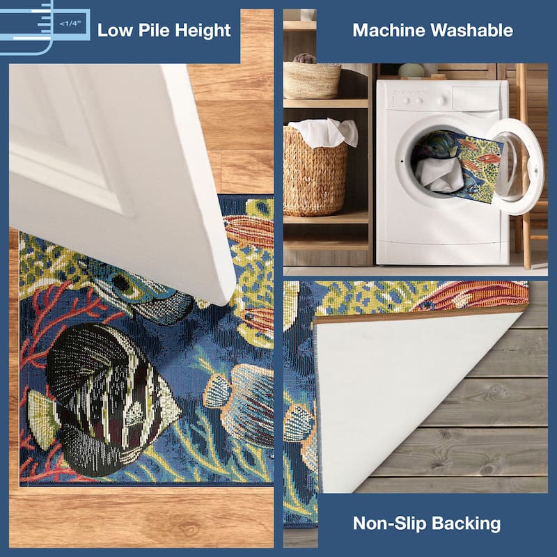 Liora Manne Esencia Fish Indoor/Outdoor Mat