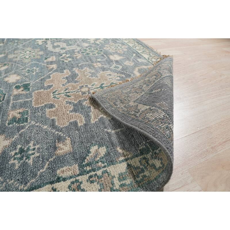 Hand-Knotted Wool Berber Moroccan Area Rug, 8' x 10'1, Ivory Area Rug, Stylish Soft Texture for Bedrooms - L