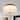 C Cattleya Black Flush Mount Ceiling Light with White Ribbed Glass