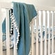 preview thumbnail 13 of 17, Crane Baby Caspian Crib Fitted Sheet