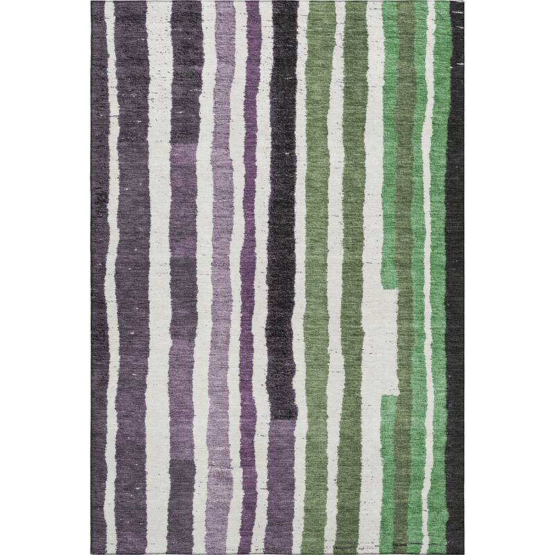 Premium Washable Super Soft Modern Stripe Mayfield Rug