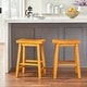 Thumbnail 3, Simple Living Belfast 24-inch Saddle Stool (Set of 2). Changes active main hero.