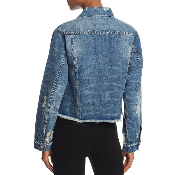stone denim jacket womens