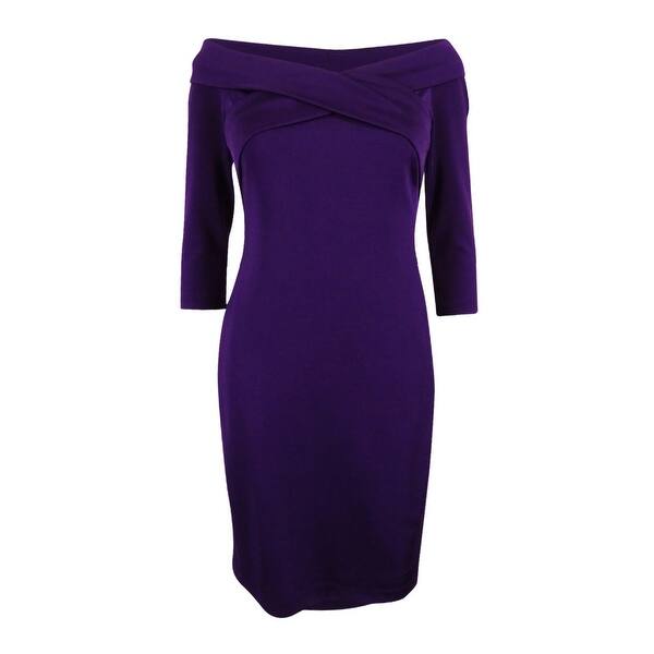 ralph lauren off the shoulder dress