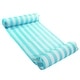 preview thumbnail 1 of 1, COMFY FLOATS 91613VM Inflatable Striped Hammock Pool Float, Teal - 1