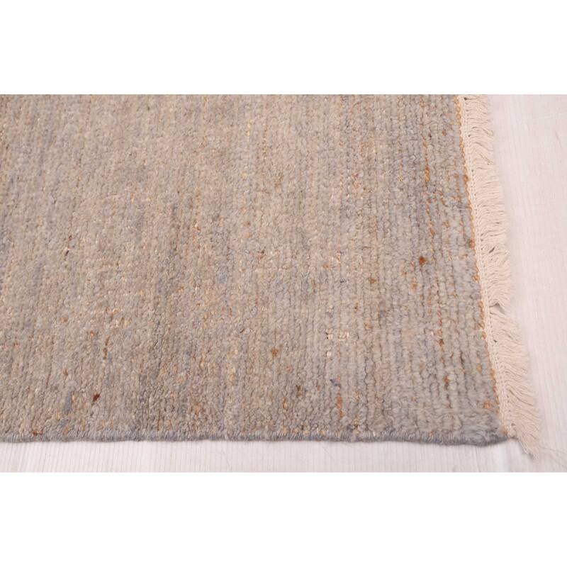 ECARPETGALLERY Hand-knotted Looma Light Grey Wool Rug - 8'3 x 9'11