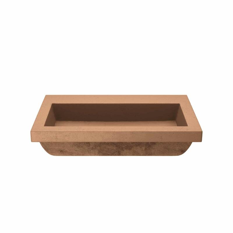 Native Trails NativeStone 30" Rectangular Stone Composite Drop In