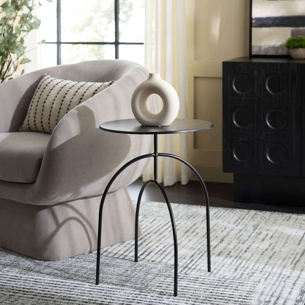 SAFAVIEH Home Saburo Accent Table - 16"W x 18"D x 22"H