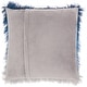 preview thumbnail 26 of 32, Mina Victory Illusion Fuzzy Shag Ombre Throw Pillow by Nourison