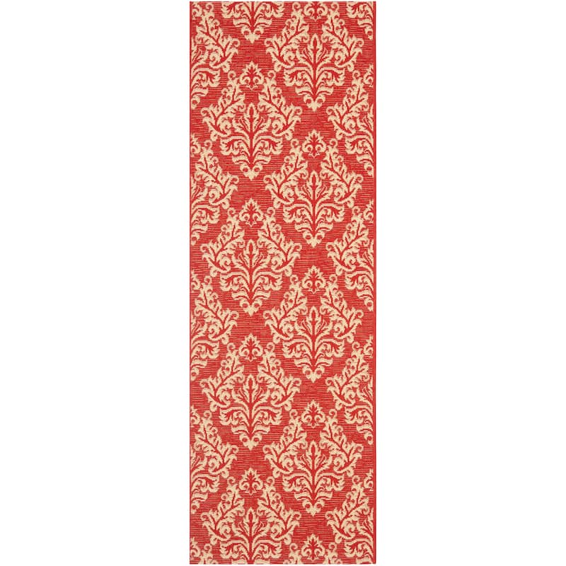 SAFAVIEH Courtyard Moshka Indoor/ Outdoor Waterproof Patio Backyard Rug