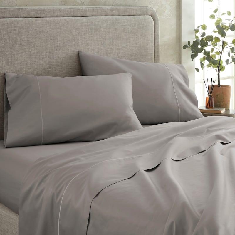 Organic Cotton Sateen Bed Sheets - 300 Thread Count