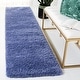 preview thumbnail 143 of 170, SAFAVIEH California Shag Izat 2-inch Thick Area Rug 2'3" x 9' Runner - Periwinkle