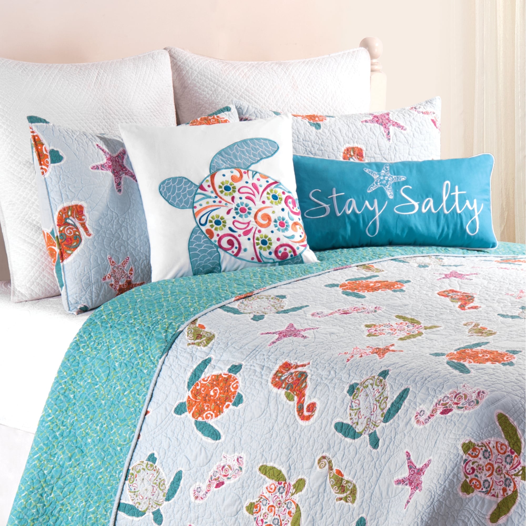 St. Kitts Coastal Beach Theme Quilt Mini Set