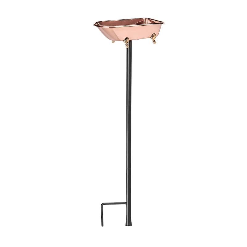 Splish-Splash Bird Bath - Polished Copper by Good Directions