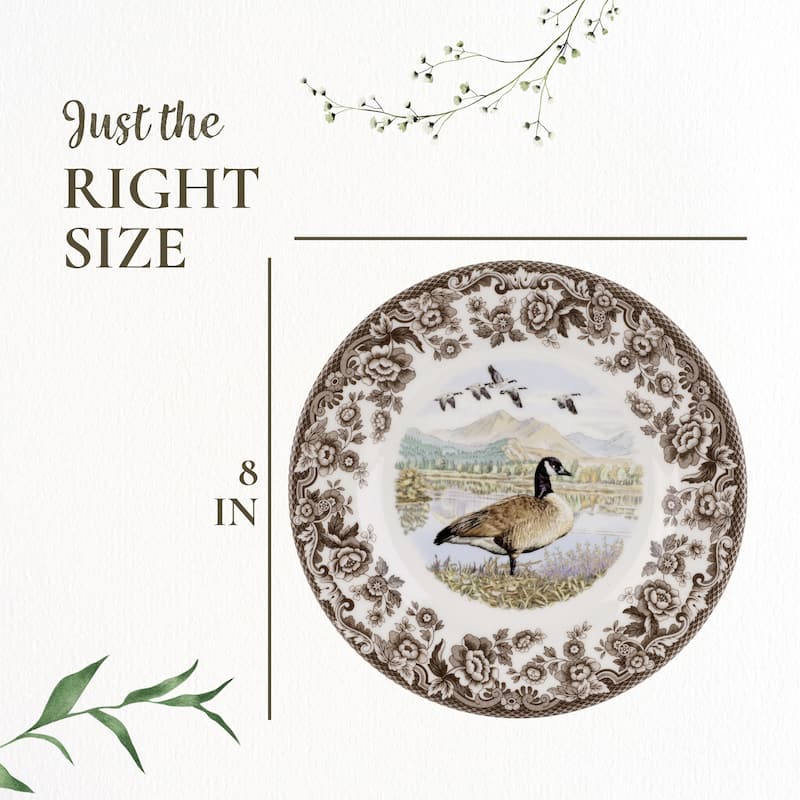 Spode Woodland Assorted Animals Salad Plate
