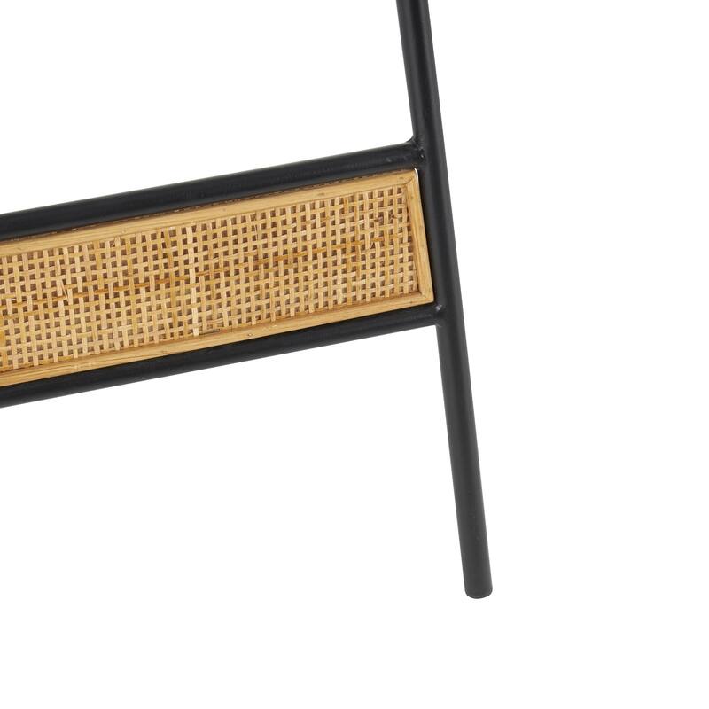 Metal Display Easel with Wood Accents - Black - Roche River Decor