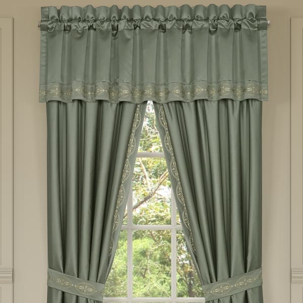 slide 2 of 5, J. Queen New York Soprano Window Straight Valance Eucalyptus