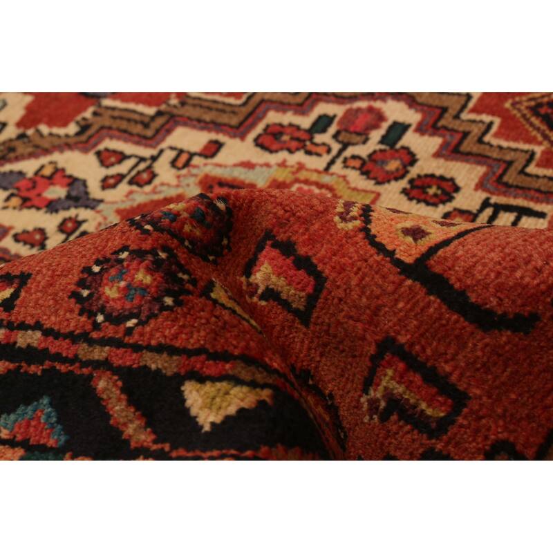 ECARPETGALLERY Hand-knotted Anadol Red Wool Rug - 3'7 x 11'2