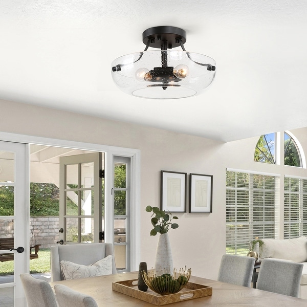 Flush drum deals ceiling lights