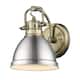 Option Aged Brass with Pewter