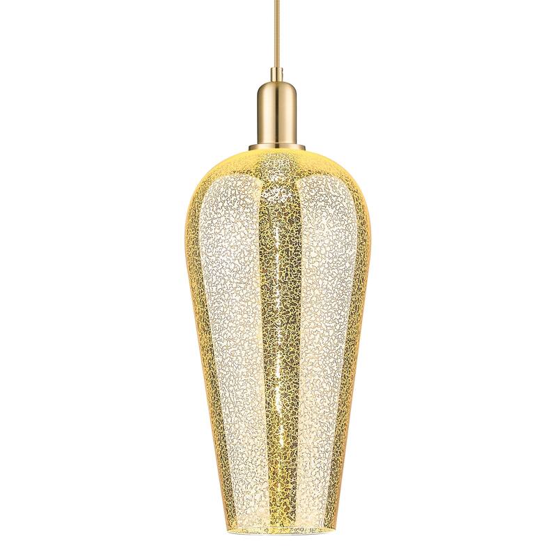 Innovations Lighting 716-1P-G456-8ME Chelsea 8" Wide Mini Pendant with - Champagne Bronze