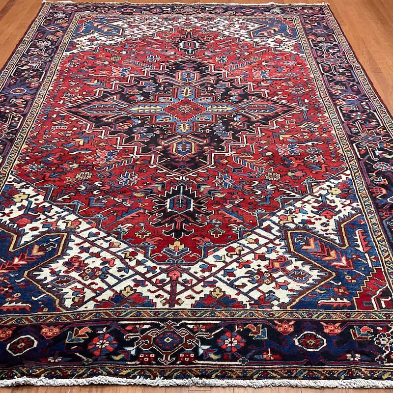 HERAT ORIENTAL Handmade Fine Heriz Rug - 8'3" x 11'7"