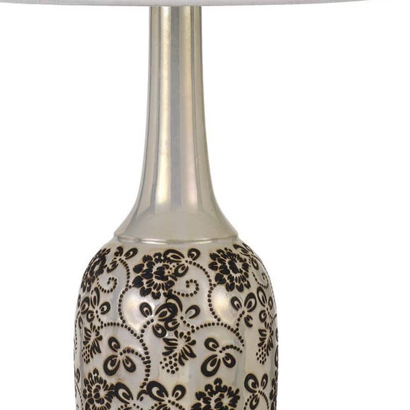 Set of Two 30" Stylish Ceramic Pearl Table Lamp - Large