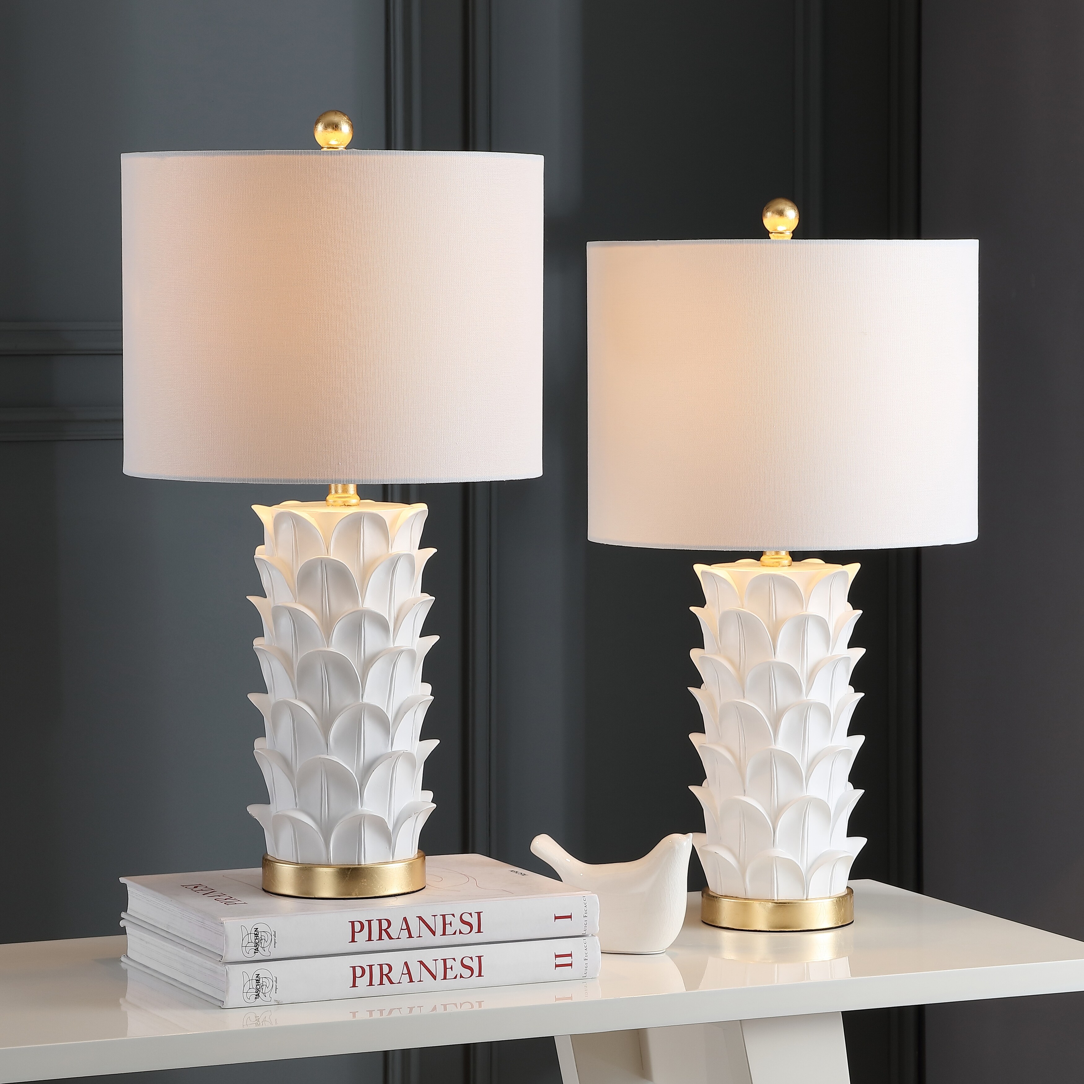 Details about   Safavieh Lighting Collection Alexis Gold Bead 19-Inch Table Lamp 