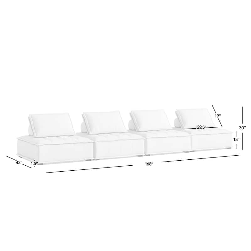 Arwen Modern Modular Sectional Sofa Set