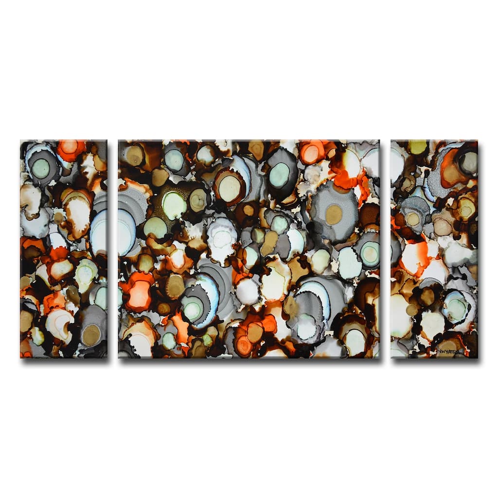 'Copper, Iron, Jade' Wrapped Canvas Wall Art by Norman Wyatt Jr.