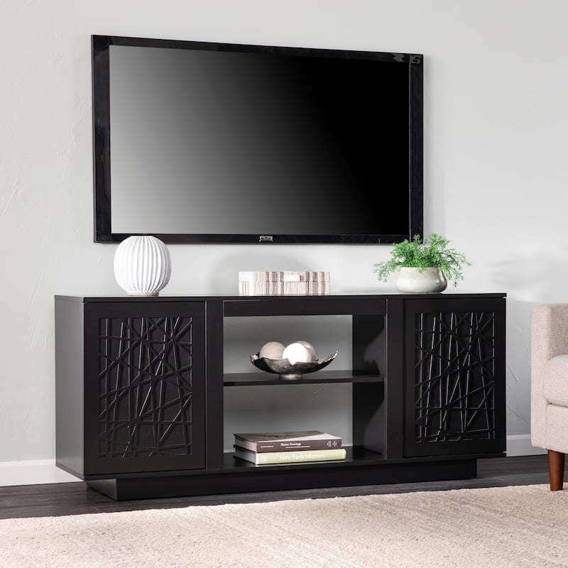 SEI Furniture Delgrave Media TV Stand w/ Storage for TV's up to 56"