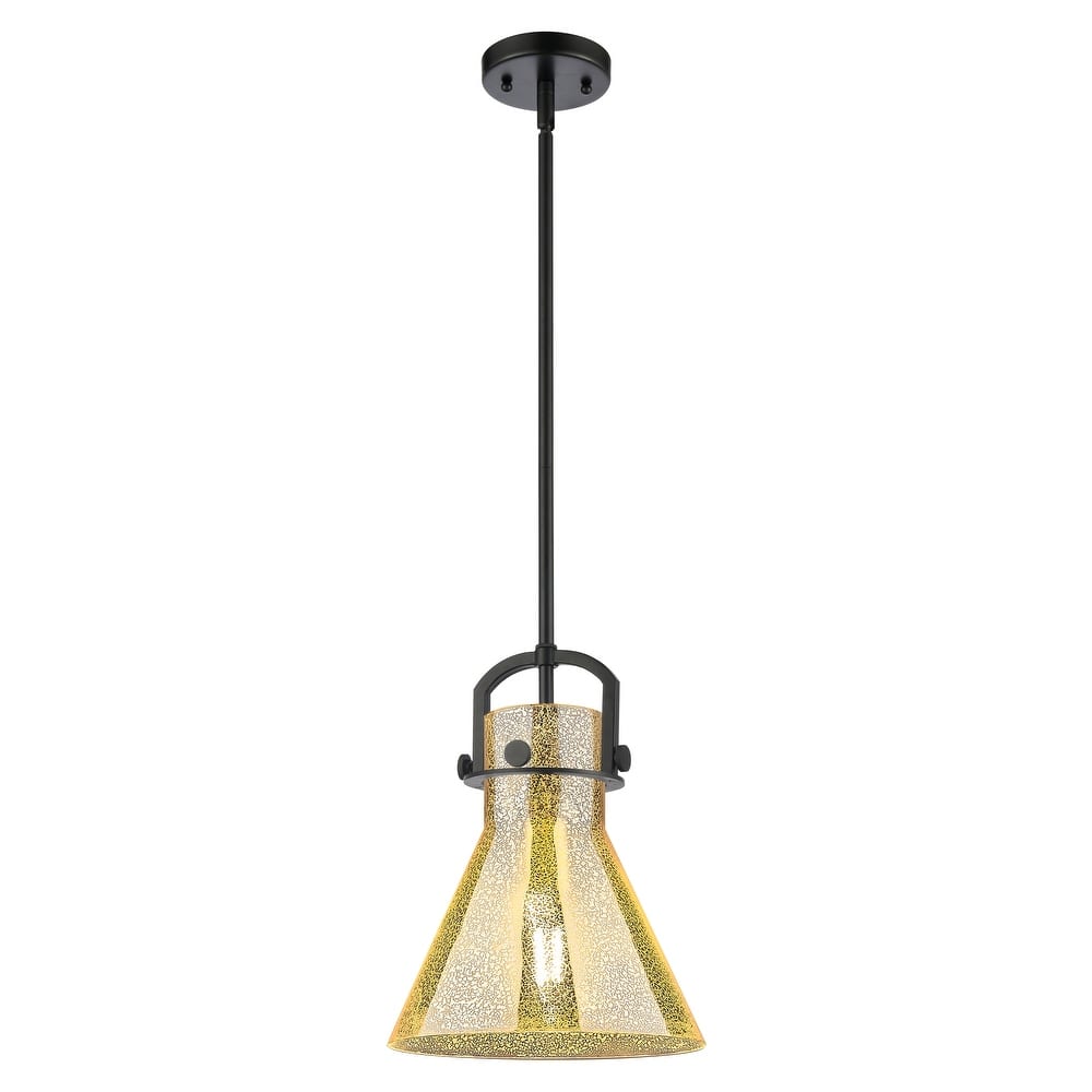 Innovations Lighting Downtown Urban - Newton Cone - 1 Light 10" Stem Hung Arched-Frame Mini Pendant