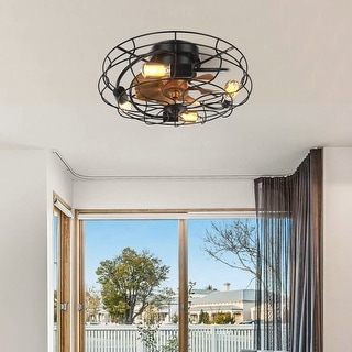 Industrial Style Led Ceiling Fan