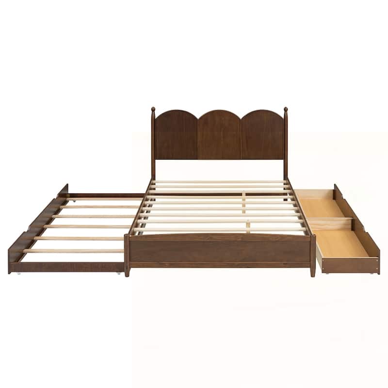 Platform Bed With with 2 Big Drawers