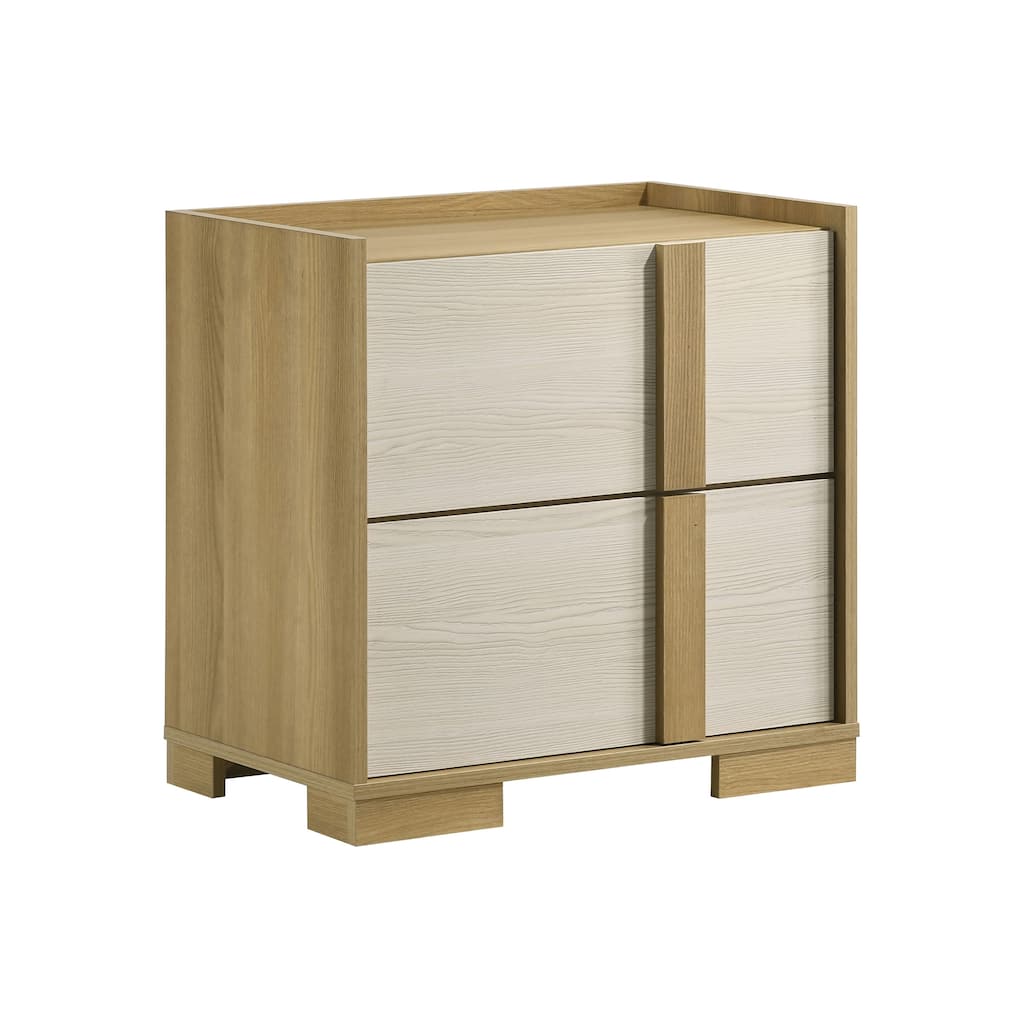 2-Drawer Modern Nightstand