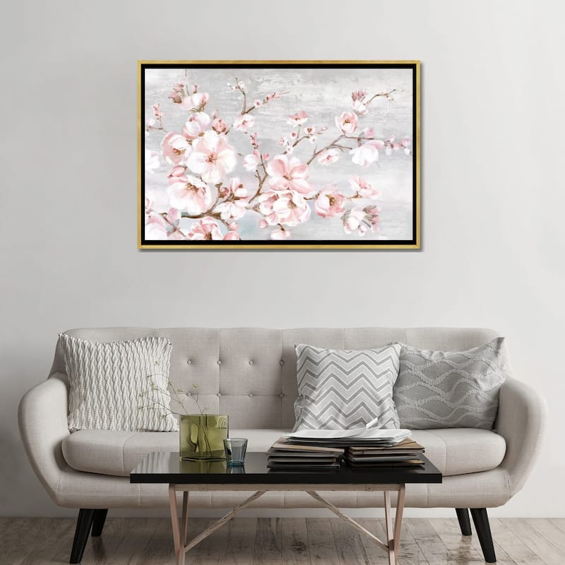 iCanvas "Spring Cherry Blossoms I " by Eva Watts Framed Canvas Print