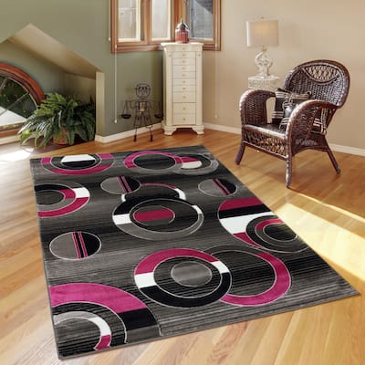 Orelsi Collection Abstract Area Rug