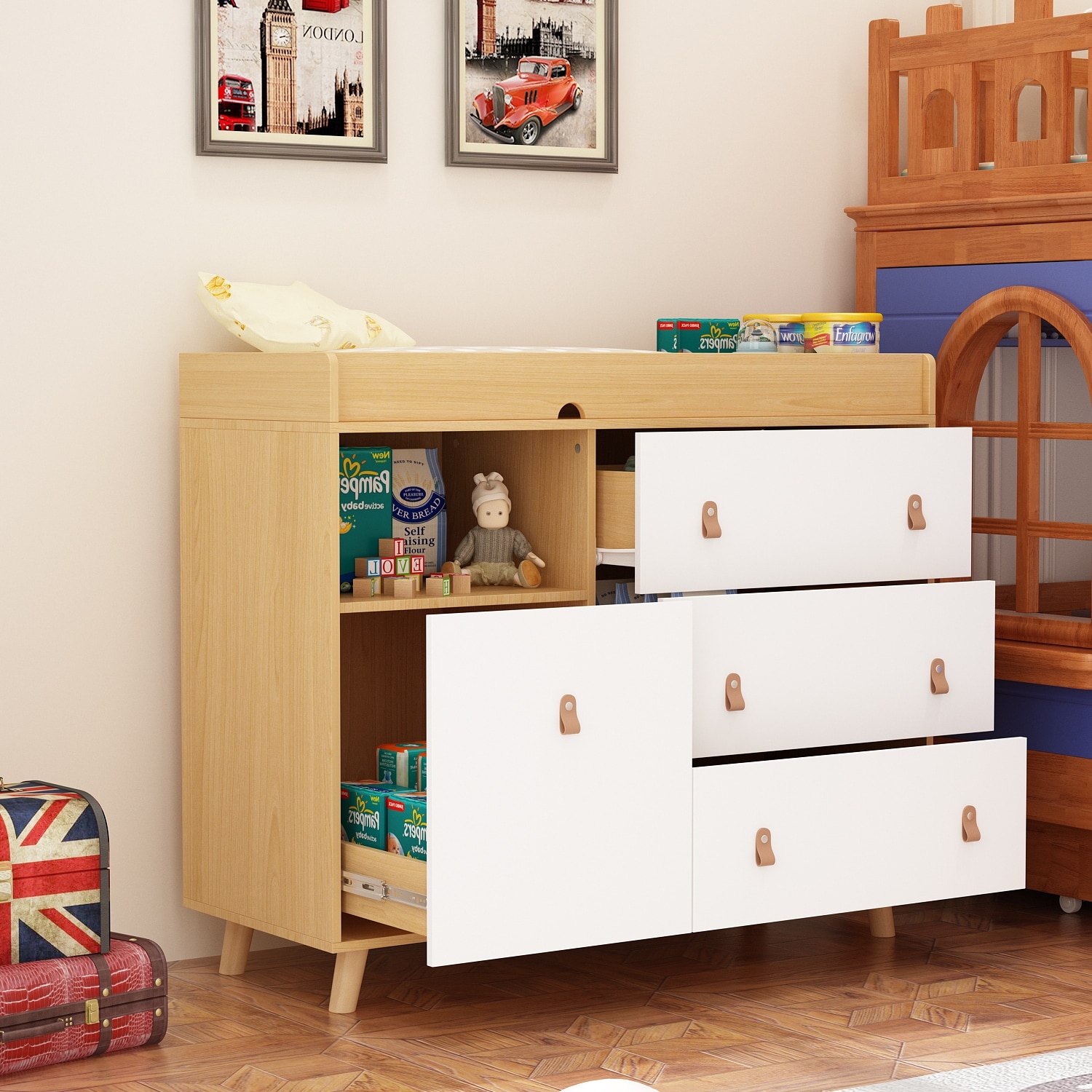 Nursery Dresser with Changing Top Baby Dresser with Changing