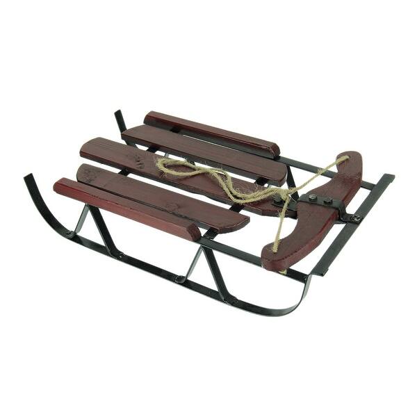 Shop Wooden Decorative Old Fashioned Sled 18 Inch Free Shipping
