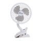 preview thumbnail 1 of 4, Dreambaby EZY-Fit Deluxe Clip-On Stroller Fan, White White